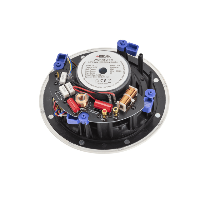 Altoparlante 6.5" Hi-Fi 2-Vie Coassiale a Bassa Impedenza da incasso