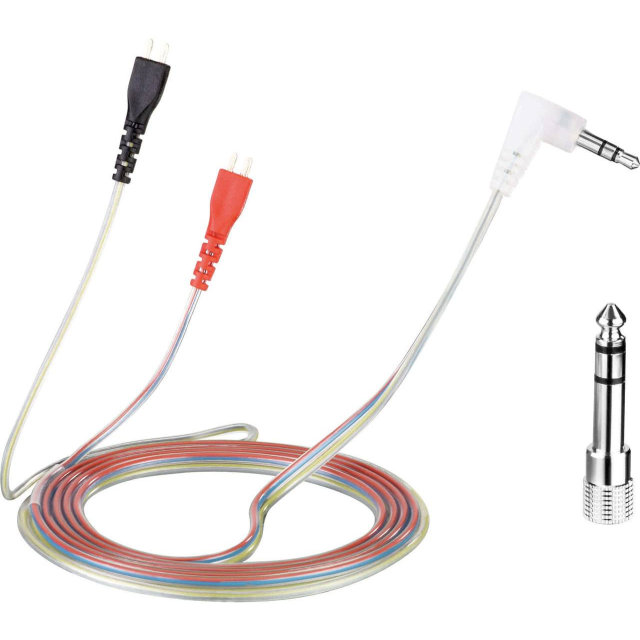 Replacement cable for Sennheiser HD 25 - 1.5m - transparent