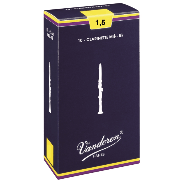 Confezione da 10pz di Ance per Clarinetto in Mib 1,5 Traditional