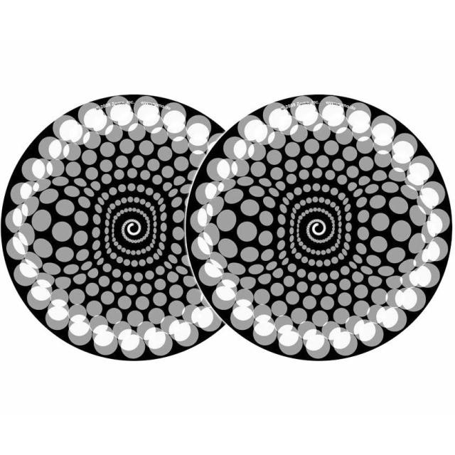 2x Slipmats - Balls - white