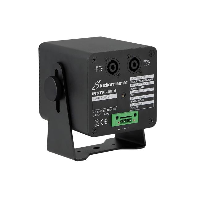 4” 2-Way Passive Coaxial Miniature Speaker (16ohm, Black)