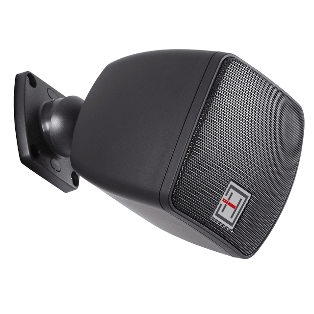 Pair of 2.5" full-range compact loudspeaker, black