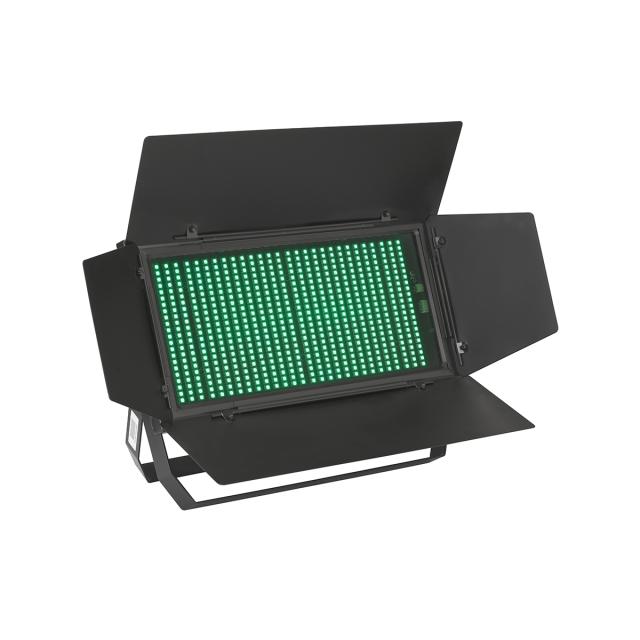 High Brightness RGB LED Strobe & Wash Light with barndoor