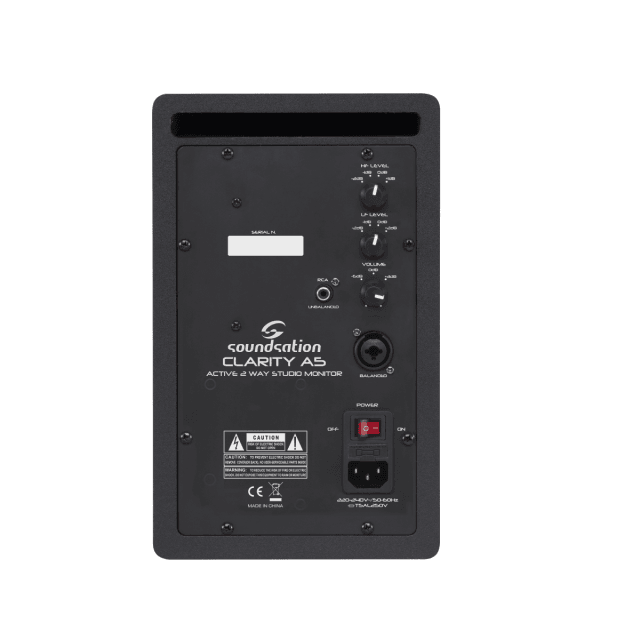 Monitor da studio a 2 vie biamplificato con Woofer da 5,25"