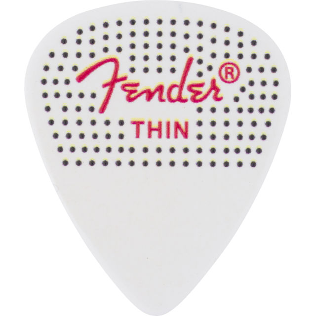 351 Dotted Celluloid Picks, 12-Pack, Thin