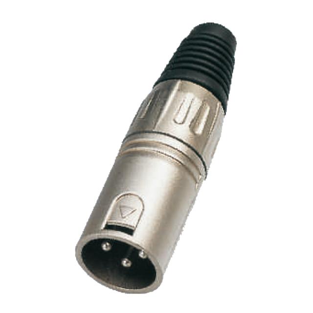 Connettore XLR 3P maschio in metallo (box 25 pezzi)