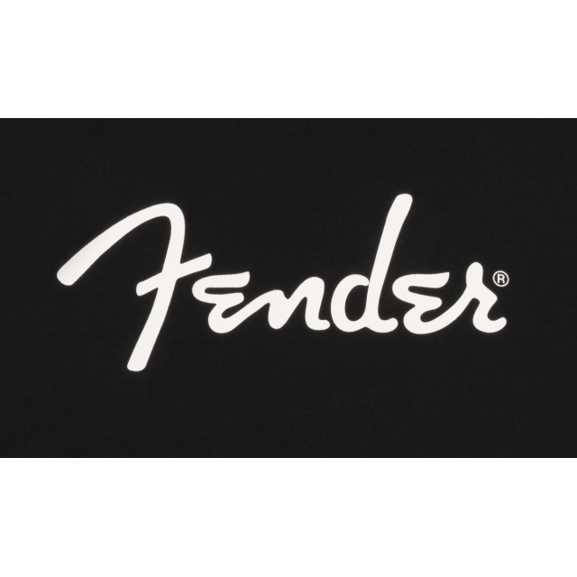 Fender® Spaghetti Logo Long-Sleeve T-shirt, Black, XXL