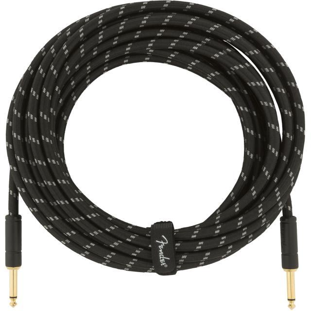 Cavo per strumenti serie Deluxe Straight/Straight 25' (7,5 m)  Black Tweed