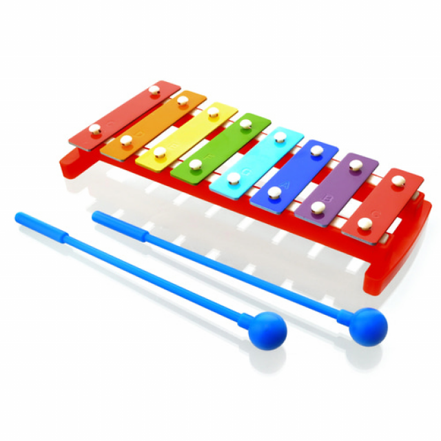 Metallofono da 8 note con battenti