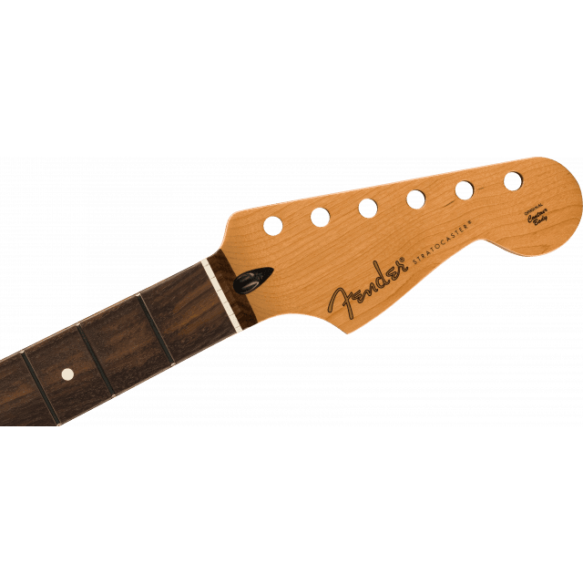 Satin Roasted Maple Stratocaster® Neck, 22 Jumbo Frets, 12", Rosewood, Flat Oval Shape