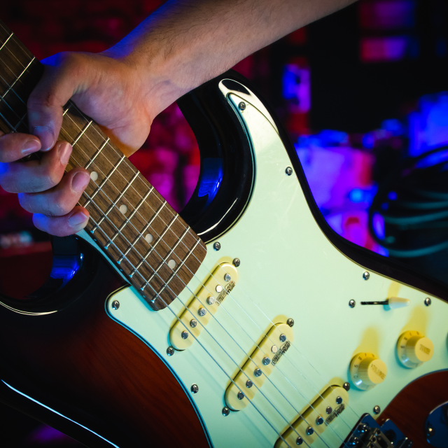 Double cutaway electric guitar with 3 single coils and vintage tuners (Wilkinson equipped, eco-rosewood fretboard)