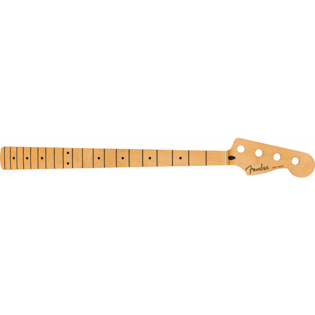Player Series Jazz Bass® Neck, 22 Medium Jumbo Frets, Maple, 9.5", Modern "C"