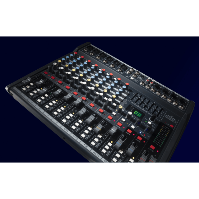 10-Channel High Quality Mixer with 24-bit Digital Multi-Effect & USB Stereo In/Out Soundcard