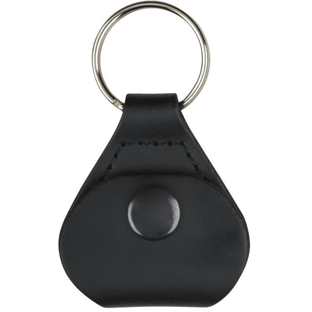 Fender™ Leather Pick Holder Keychain Black