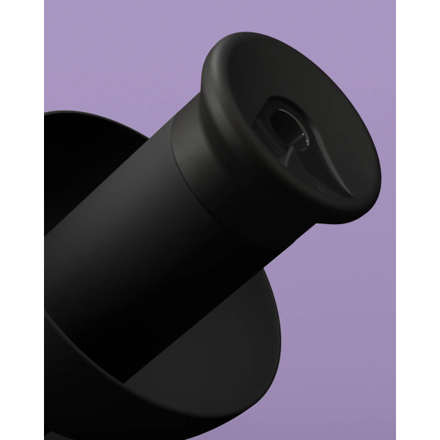 Music-filtered earplugs for festivals, events, and concerts - black