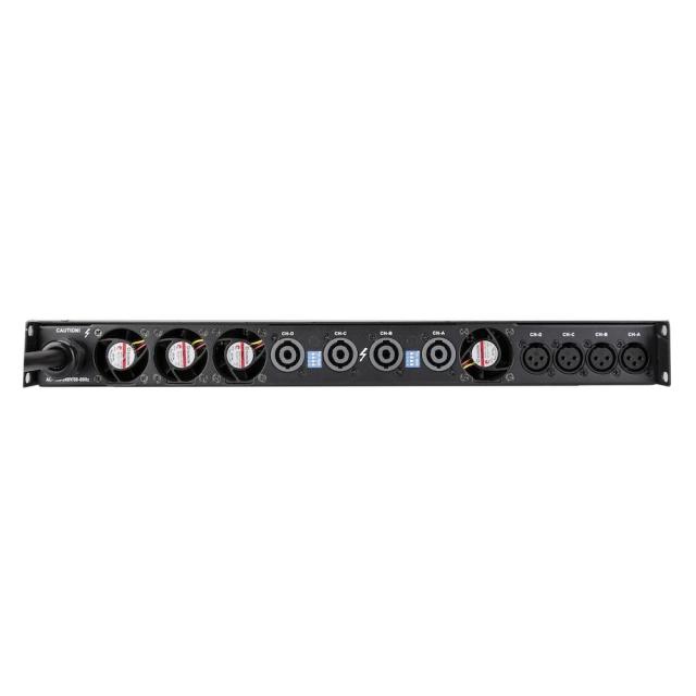 Amplificatore Digitale di Potenza 4x 650W @ 8ohm, 1U Rack con PFC