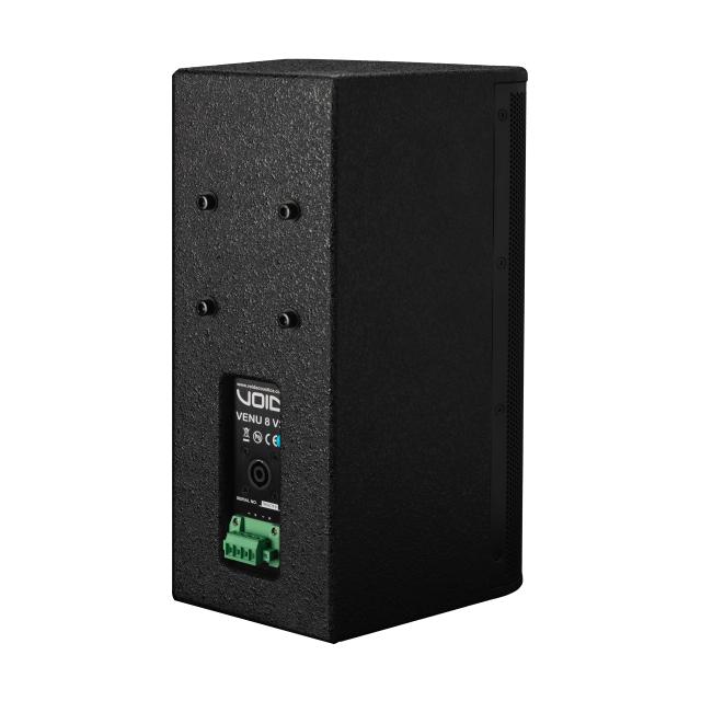 Compact Passive Two-Way 8” Loudspeaker with rotatable asymmetrical horn (black)