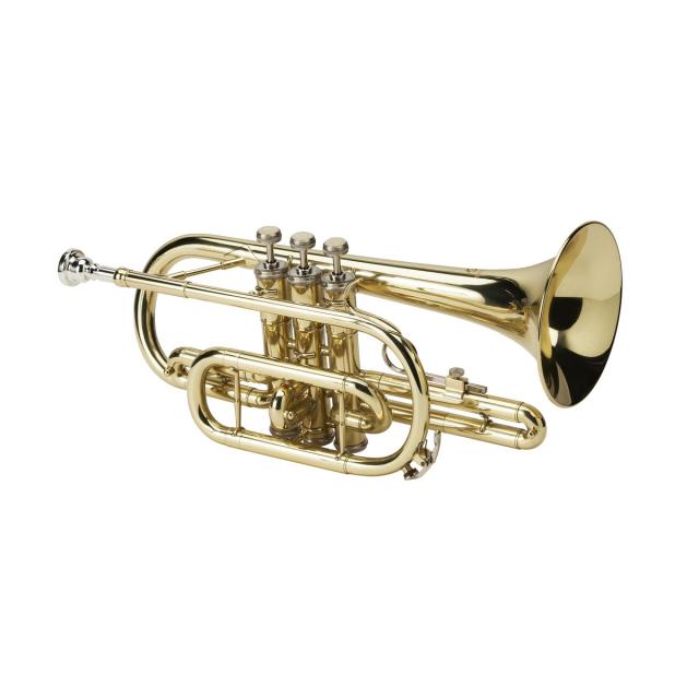 Cornetta in Sib con finitura laccata oro