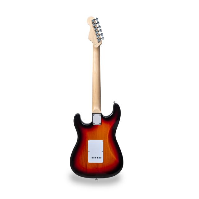 Chitarra elettrica double cutaway con 2 single coil + humbucker splittabile e meccaniche autobloccanti (equipaggiata Wilkinson)