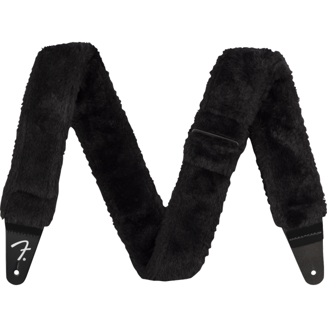 Poodle Plush Strap, Black