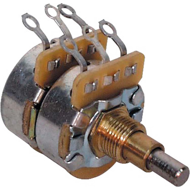 Potenziometro concentrico 250K/500K ad albero solido (Volume and Tone)