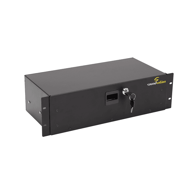 Rack drawer 19" 3U with lock