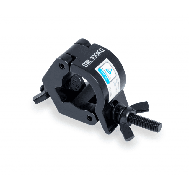 CLAMP  ALUMINIUM BLACK 28-34 MM 100 KG