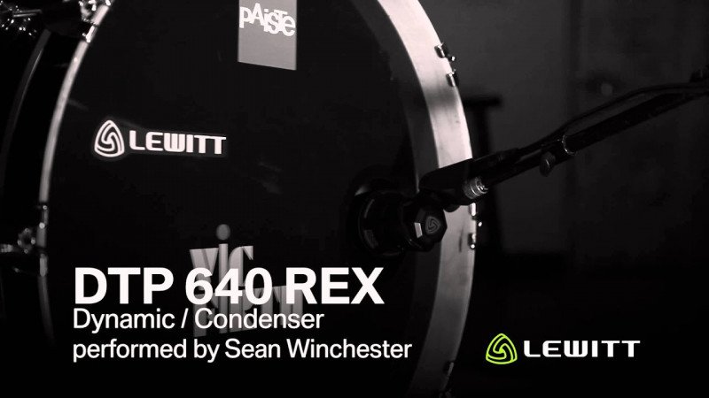 Sean Winchester Kickdrum Demo  with the 50:50 dynamic/condenser LEWITT DTP 640 REX