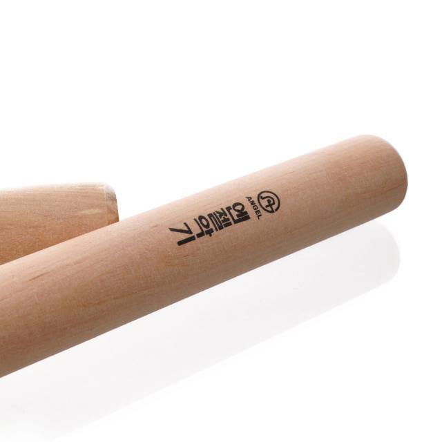 Wood clave pair