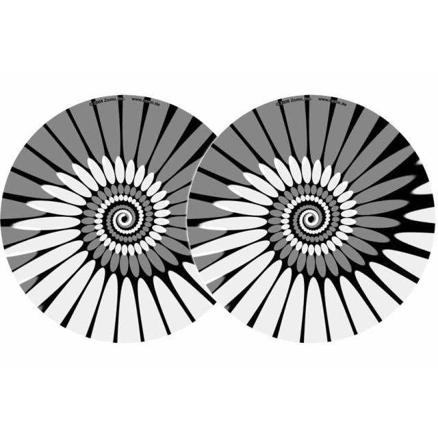 2x Slipmats Paint - bianco
