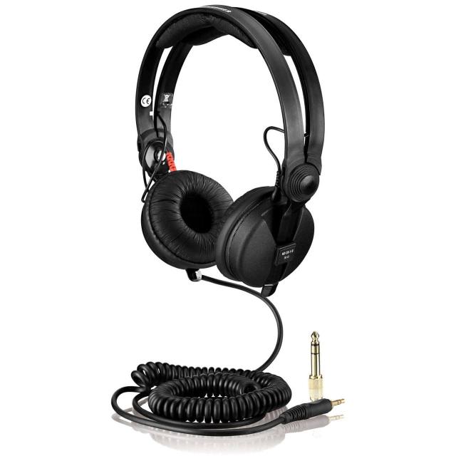 Spiral cord DeLuxe per Sennheiser HD 25 - 3.5m - rosso