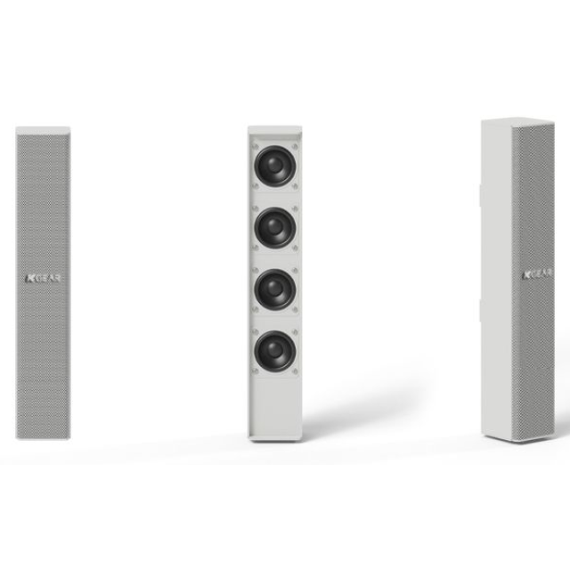 Ultra-compact 4x2" full-range passive speaker (white)