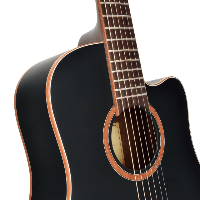 Chitarra acustica cutaway serie SHADOW con preamp Fishman alla buca (versione compact)