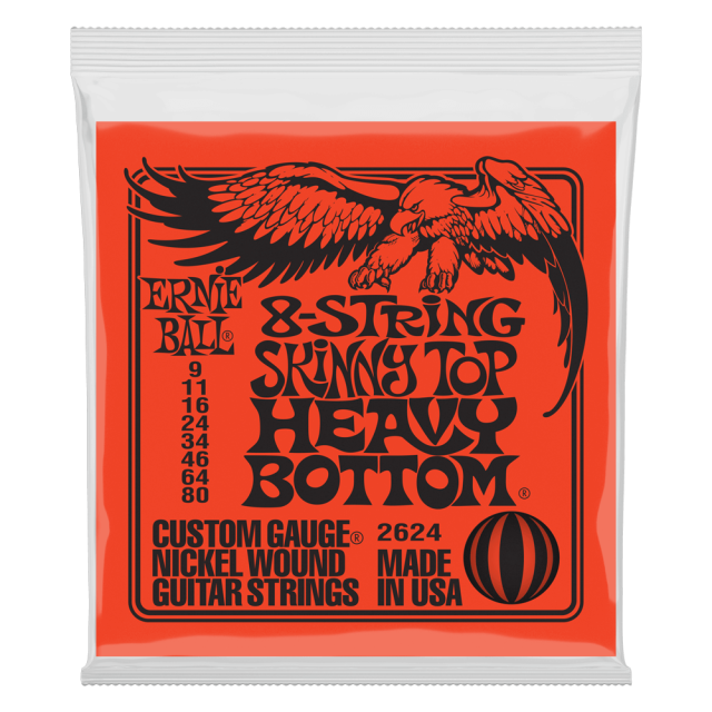 Corde per chitarra elettrica a 8 corde SKINNY TOP HEAVY BOTTOM SLINKY