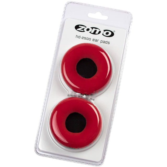 Earpad Set HD-2500 / 3000 - VELOUR - red