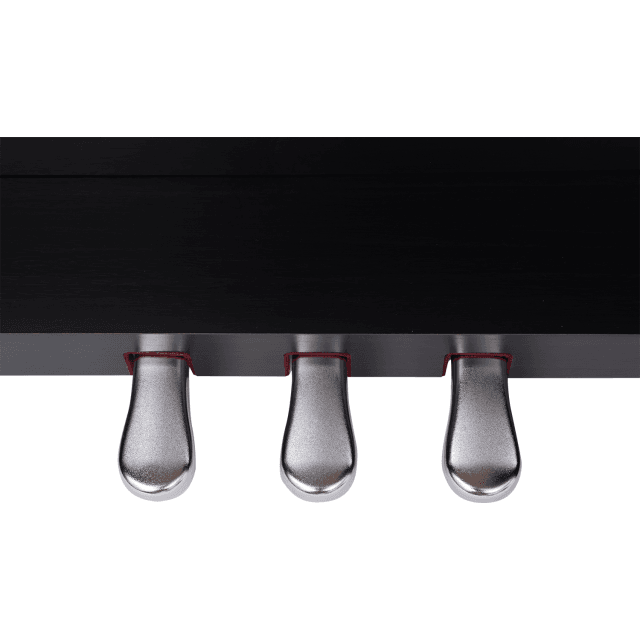 Compact digital piano with black finish