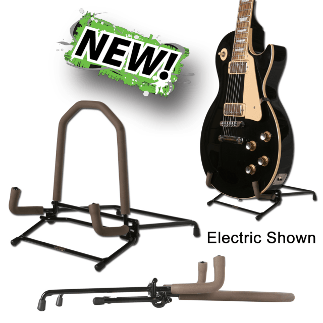 Flat-Folding Electric Guitar Stand