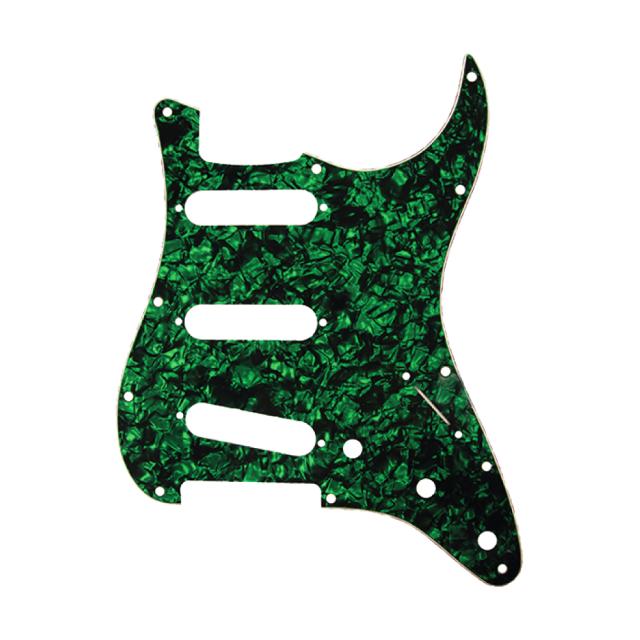 Strat Pickguard Green Pearl (S-S-S)