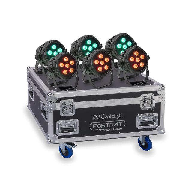 IP65 6x10W High-Efficiency RGBWA+UV 6in1 LED PAR with Lithium Battery