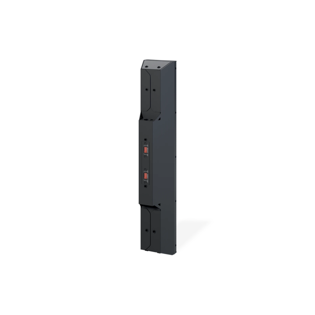Line Array Passivo con 6 Trasduttori da 3", Impedenza Selezionabile e Tecnologia "PAT" (Nero)