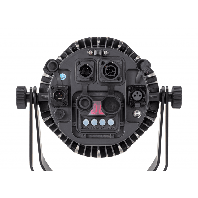 Set of 6 IP65 battery-powered PARs with 10W 6in1 LED in flight case with recharge function