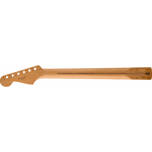 Satin Roasted Maple Stratocaster® Neck, 22 Jumbo Frets, 12", Rosewood, Flat Oval Shape