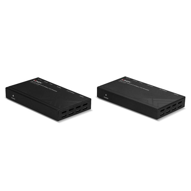 HDBaseT Cat.6 HDMI 4K30 Extender with IR and RS-232, PoC, 70 m