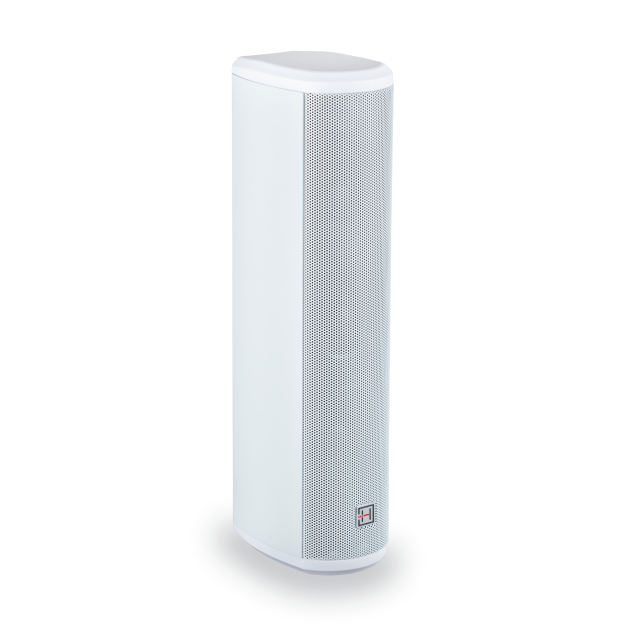 Diffusore a colonna sottile a 2 vie IP66 da 50 W, bianco