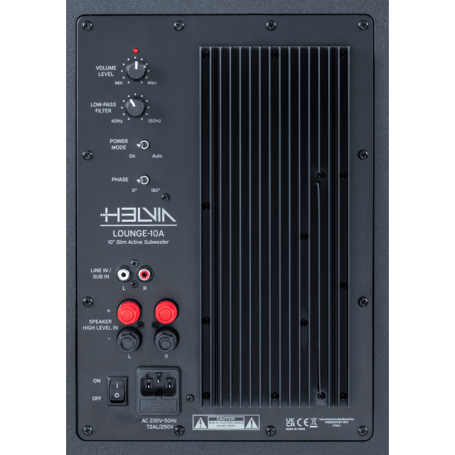 Subwoofer attivo da 10" Sottile