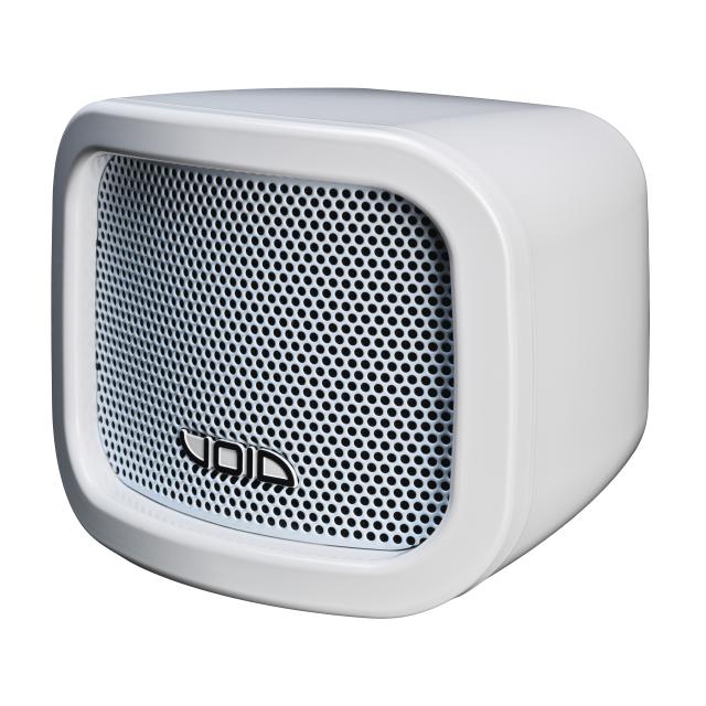 Diffusore passivo ultra-compatto con trasduttore coassiale da 4" per uso indoor/outdoor, 16 Ω, 30 W (colore Bianco)