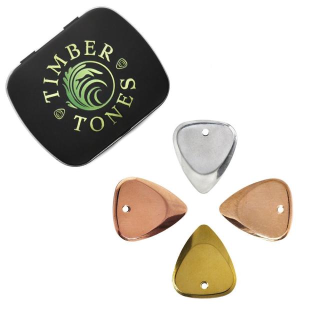 Metal Tones Mixed Tin of 4 Guitar Picks