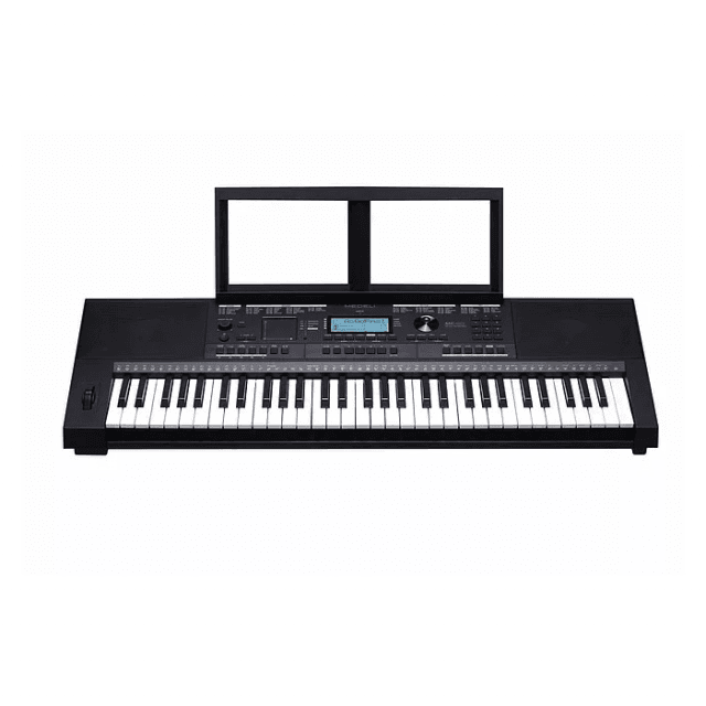 Lightweight 61-key "Touch response" portable arranger keyboard with high quality styles and sounds and SD audio player.