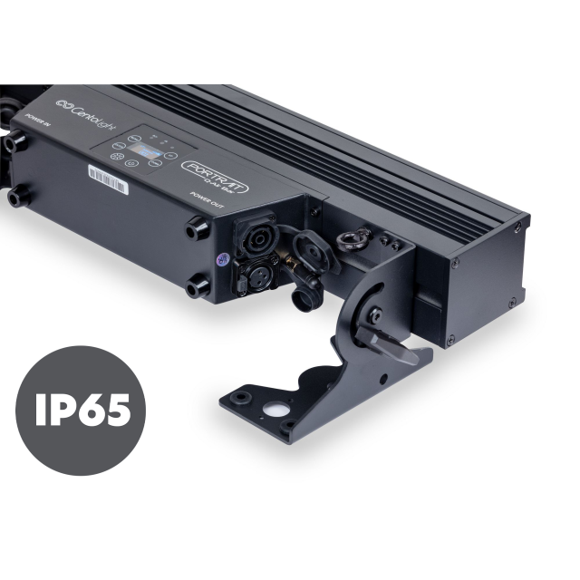 Set of 6 led bar battery powered with flight case