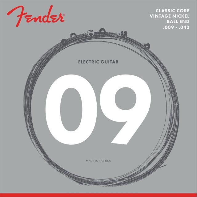Set di Corde per Chitarra Elettrica Classic Core 155L Vintage Nickel con con Ball Ends (.009-.042)